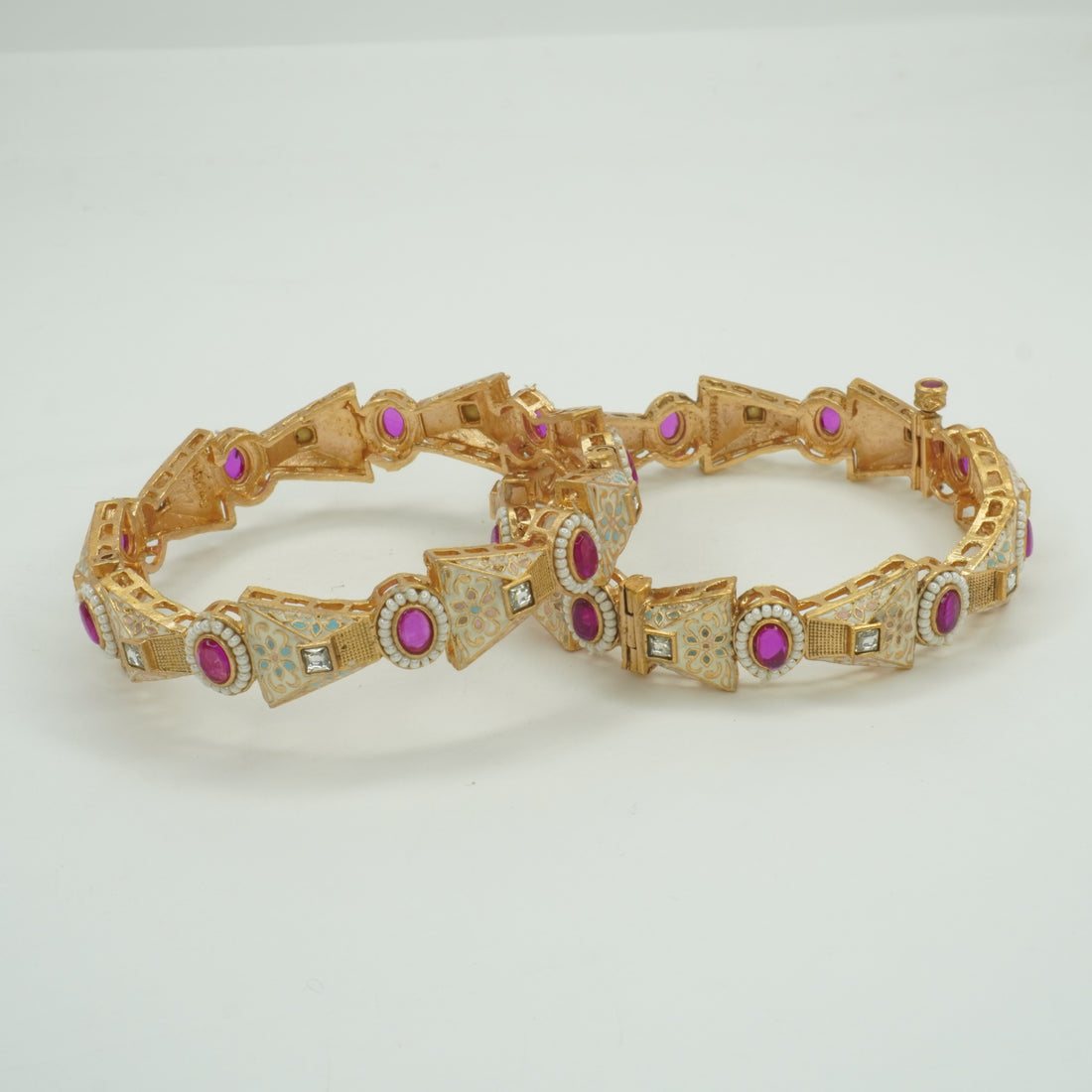 Premium Traditional Meenakari Bangles for Women – Designer Indian Wedding Party Wear Kangan